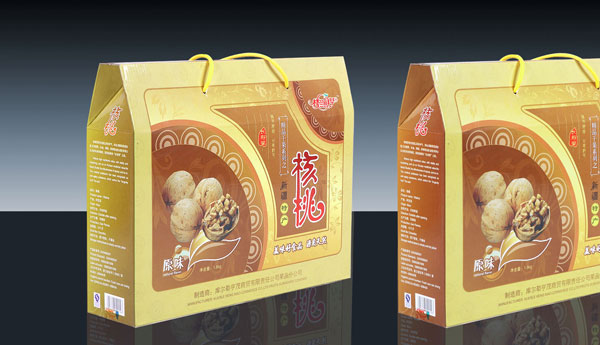 楼兰鲜枣--核桃礼盒装包装设计